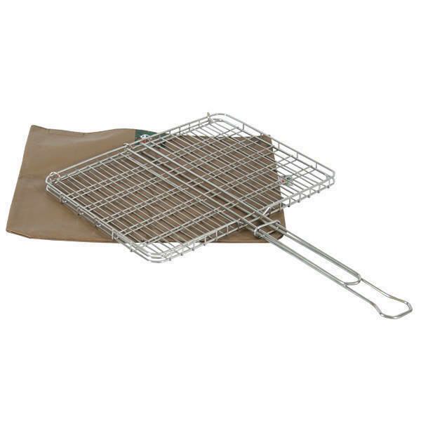 Praktische PVC-Tasche für Grillgitter.